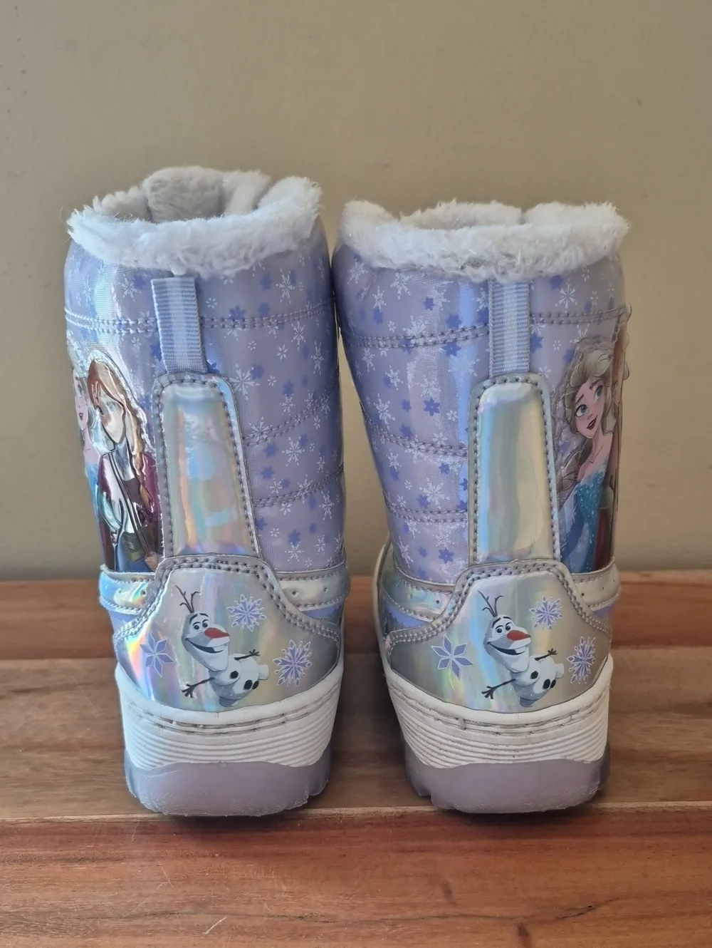 Girls' Disney Frozen Light Up Snow Boots - Sz. 11
